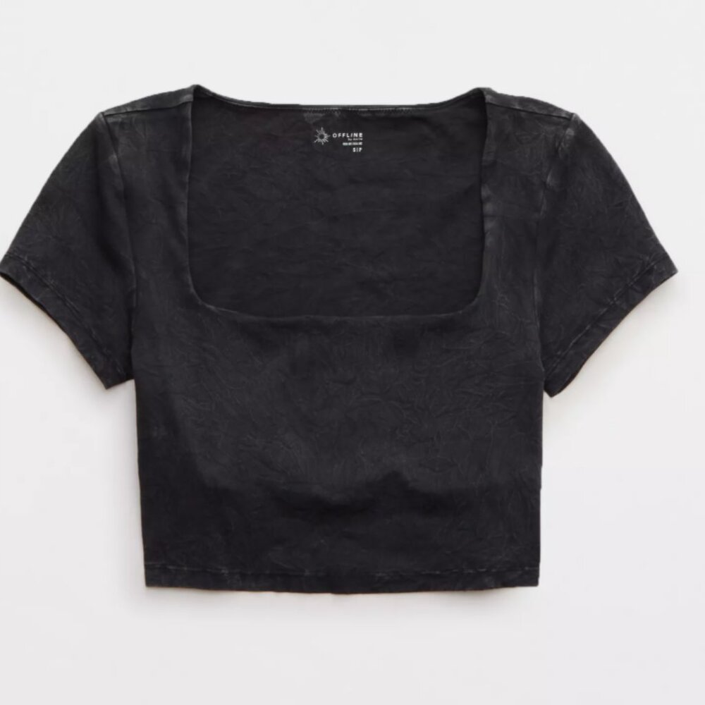 Offline by Aerie Real Me Square Neck Cropped Sz XL